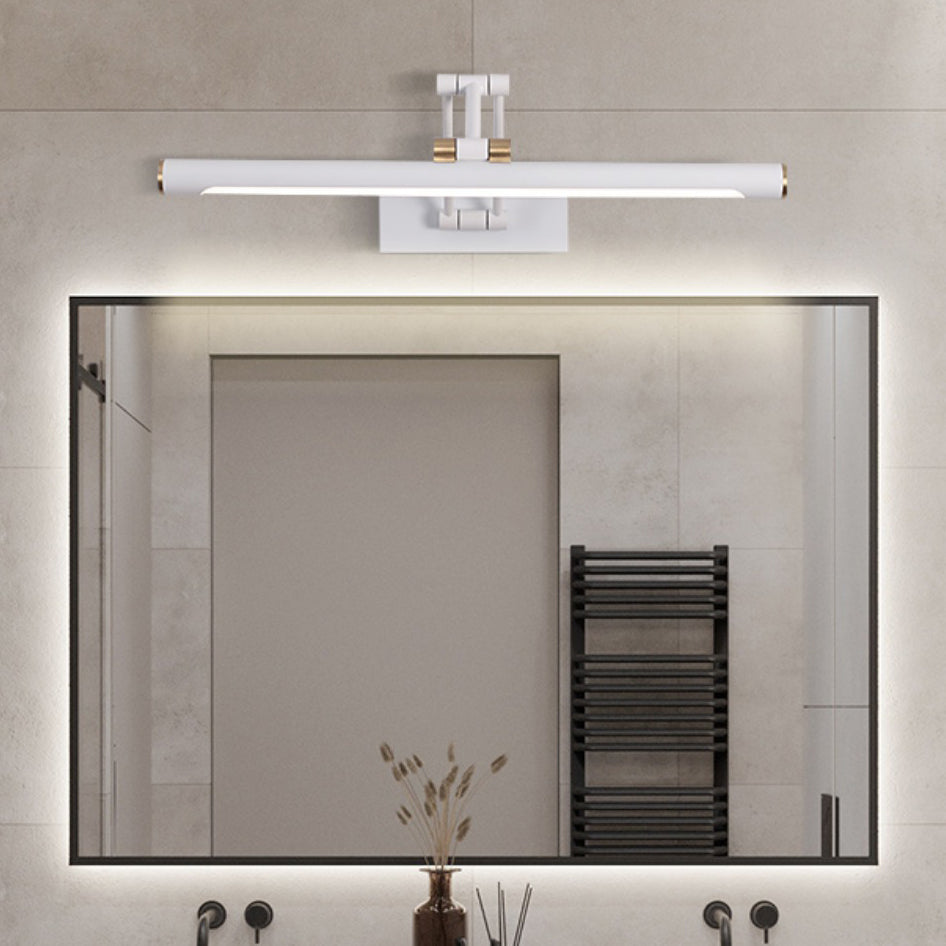 1-Light Linear Murce Sconce Modern Style Metal Applexe Lampe for Shower Room