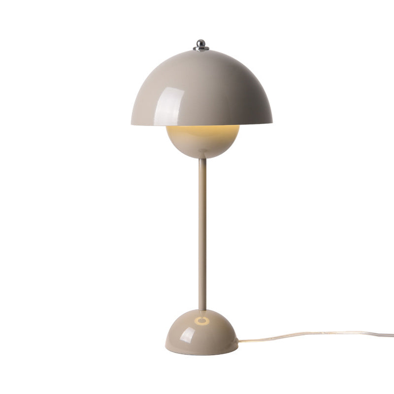 Macaron Style Table Lamp 1-Light Desk Lamp with Metal Shade for Bedroom