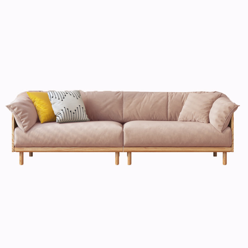 Modern Sofa Pillow Top Arm 33.4"W Sofa with 2 Pillows  for Living Room