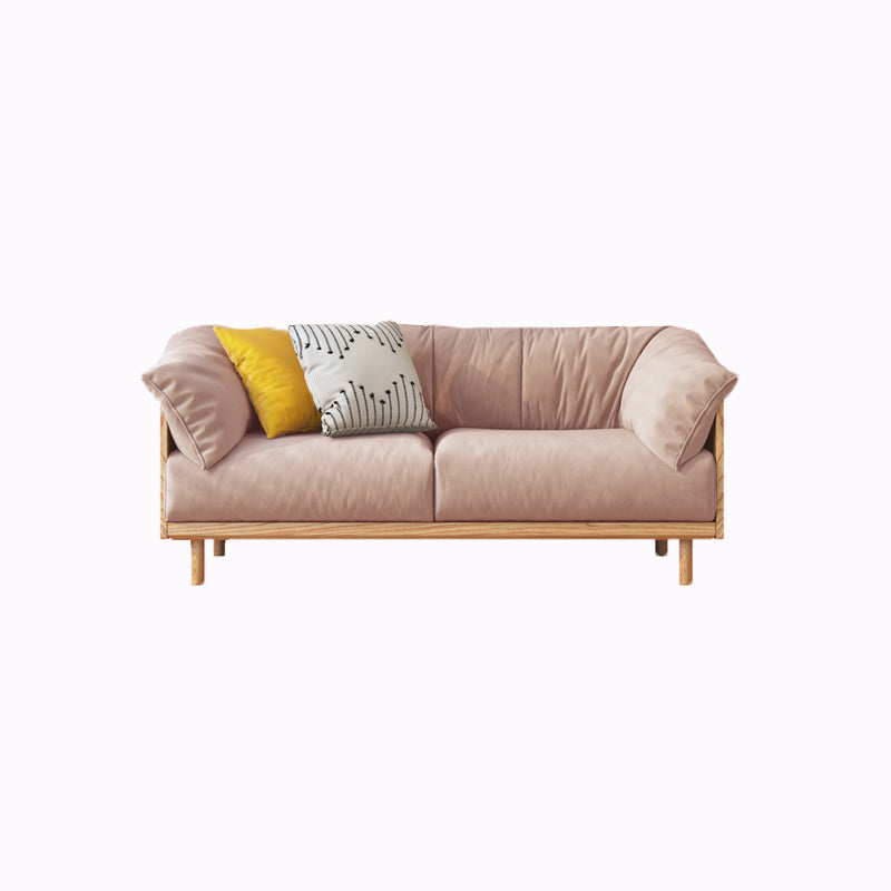 Modern Sofa Pillow Top Arm 33.4"W Sofa with 2 Pillows  for Living Room