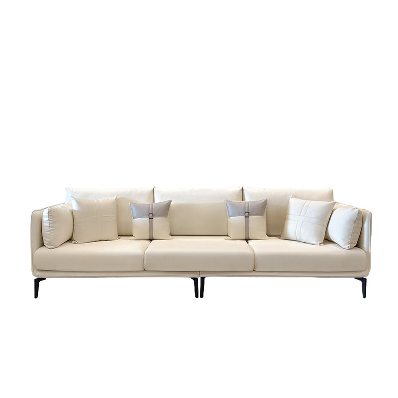 Urban Faux Leather Square Arm Sofa/Sectional for Apartment, Living Room