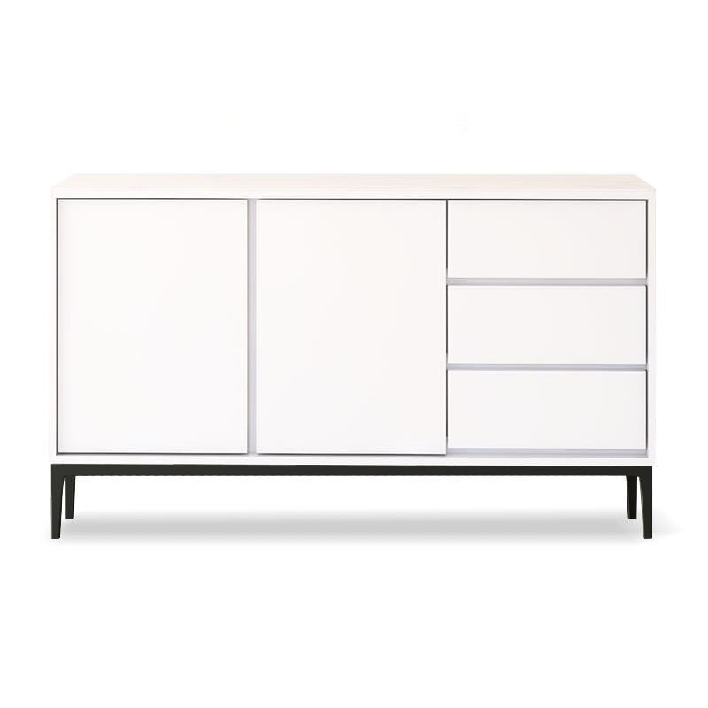 Contemporary Stone Sideboard 3-Drawer and 2-Door Dining Room Sideboard