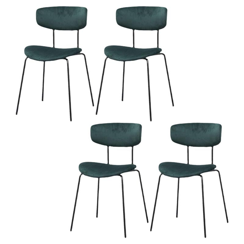 Open Back Side Chair Modern Style Dining Chair for Dining Room