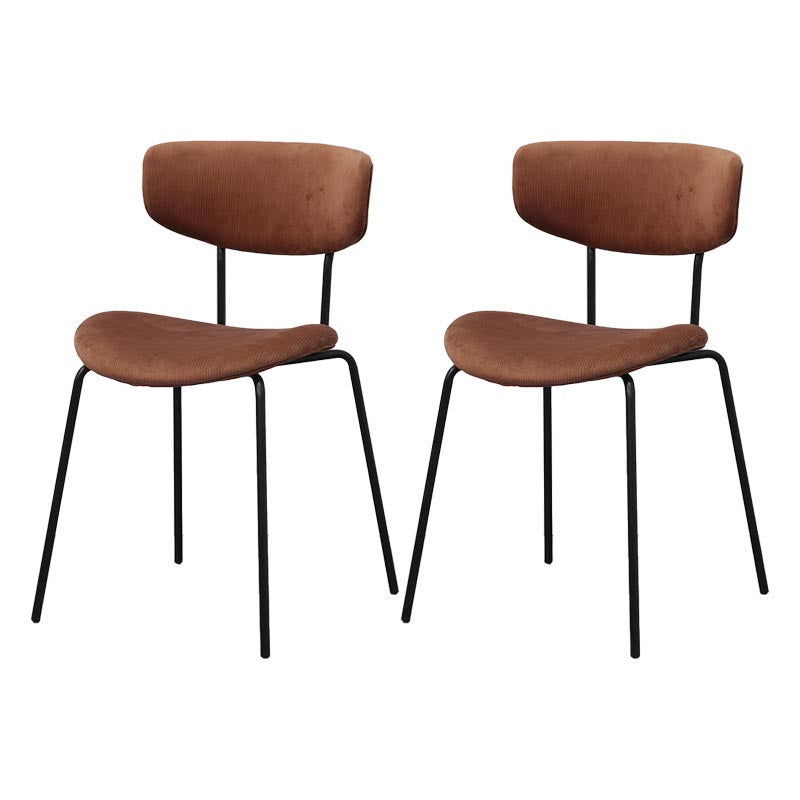 Open Back Side Chair Modern Style Dining Chair for Dining Room