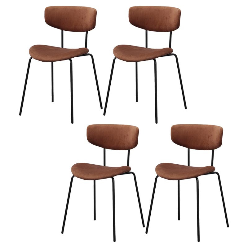 Open Back Side Chair Modern Style Dining Chair for Dining Room