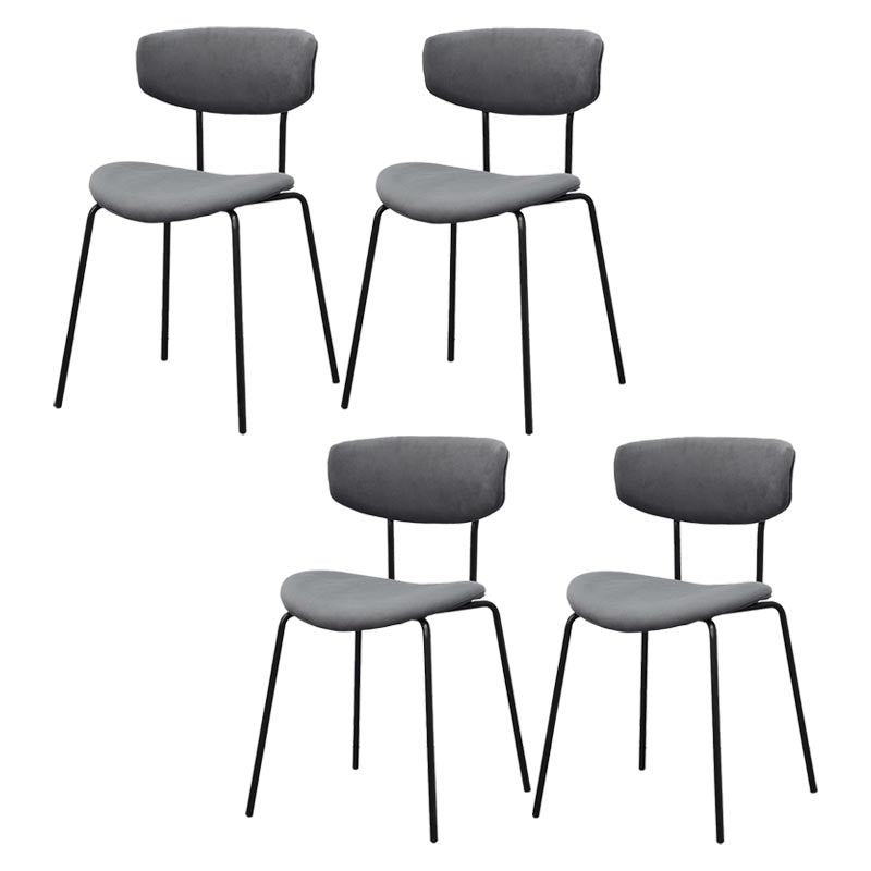 Open Back Side Chair Modern Style Dining Chair for Dining Room