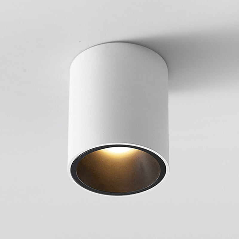 Modern Simple Style Aluminum Ceiling Light Cylinder Shape LED Ceiling Lamp for Living Room