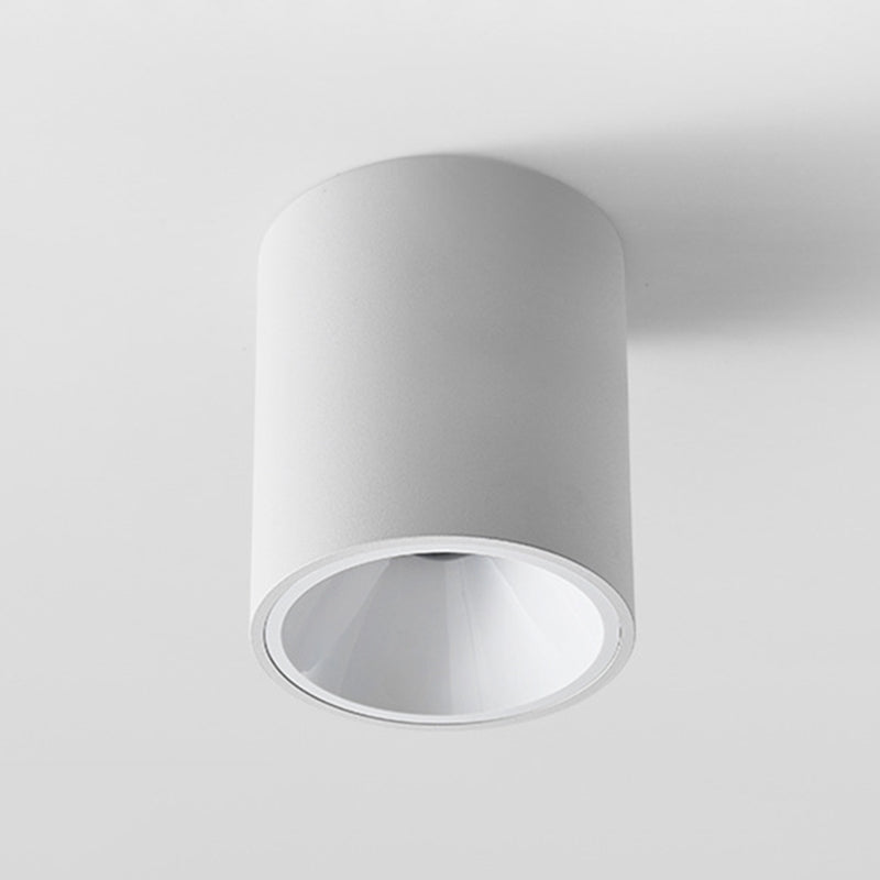 Modern Simple Style Aluminum Ceiling Light Cylinder Shape LED Ceiling Lamp for Living Room