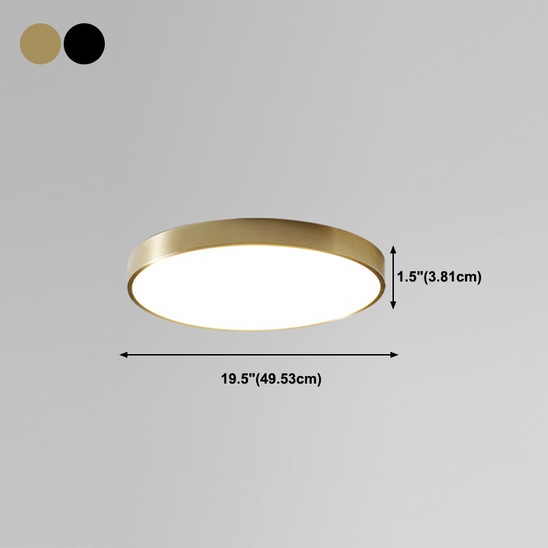 Metal Round Shade Filing Affermazione MODERNO MODERNA MODERNA FLUSH FACK FAITE