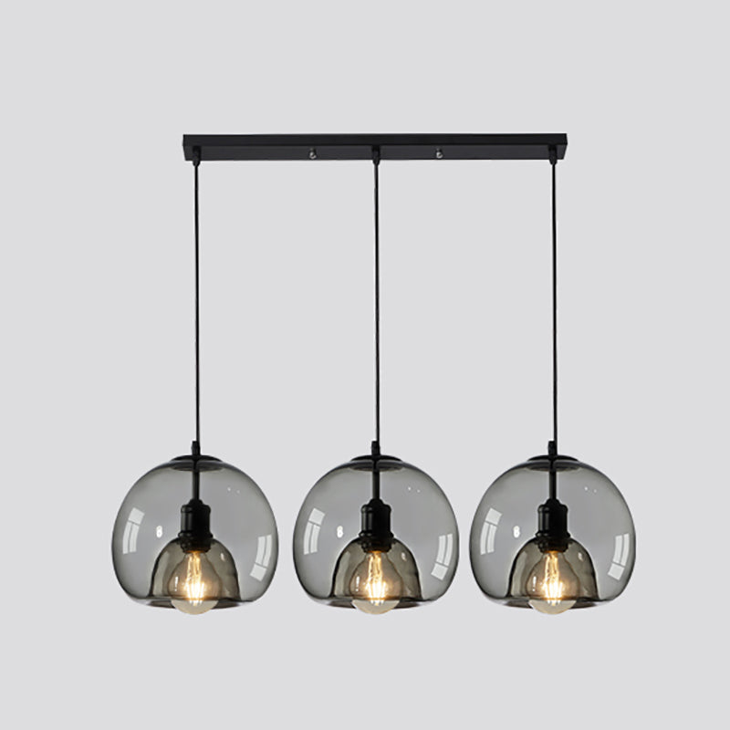 Modern Style Glass Hanging Light Household Minimalist Pendent Lighting Fixtures