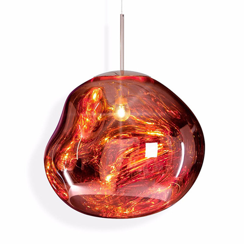 Ball Shape Glass Hanging Pendant Light Nordic Suspension Pendant Light