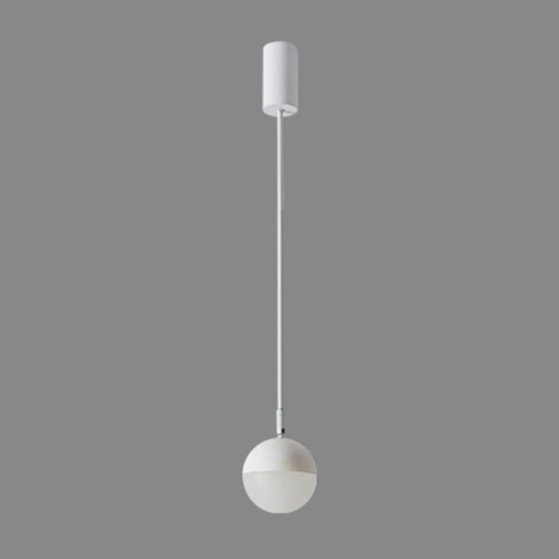 Spherical Dining Room Pendant Spotlight Metal Minimalist LED Suspension Lamp