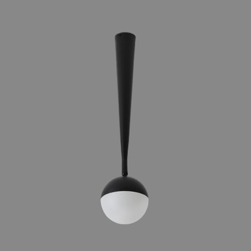 Spherical Dining Room Pendant Spotlight Metal Minimalist LED Suspension Lamp