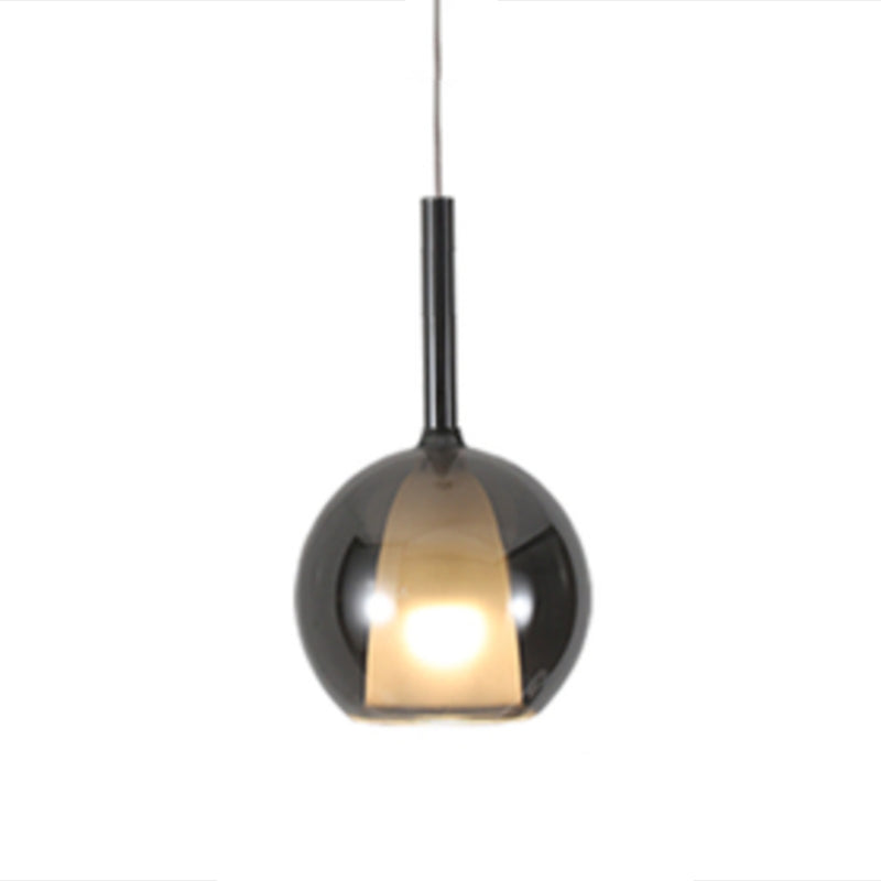 Glass Hanging Pendant Light Modern Style Suspension Pendant Light for Dining Room