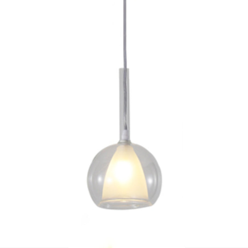 Glass Hanging Pendant Light Modern Style Suspension Pendant Light for Dining Room