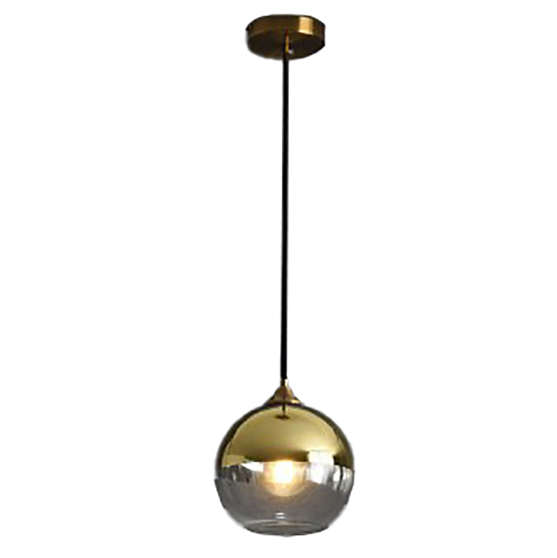 Modern Style Spherical Shape Pendant Lighting Glass Pendant Light for Living Room