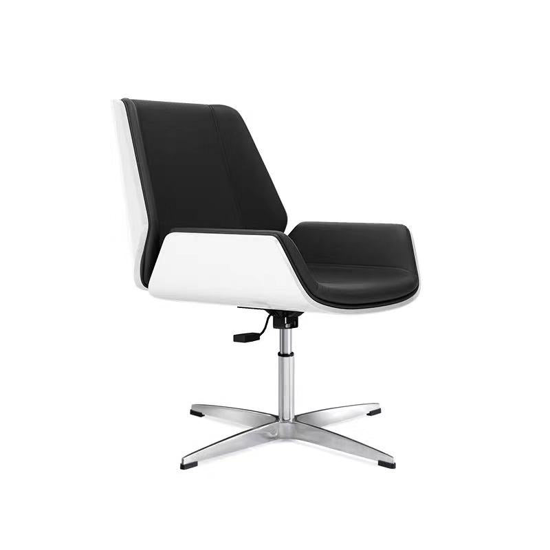 Executive Ergonomic Computer Chair Silver Metal Base Contemporary Office Chair