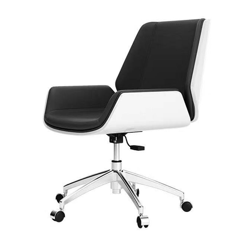 Executive Ergonomic Computer Chair Silver Metal Base Contemporary Office Chair