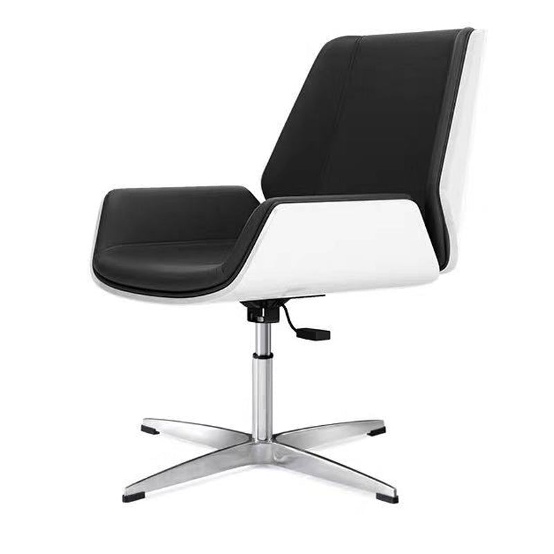 Executive Ergonomic Computer Chair Silver Metal Base Contemporary Office Chair