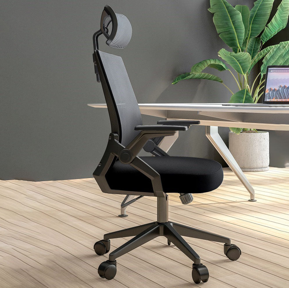 High Back Mesh Desk Chair Adjustable Arms Office Chair for Home Office