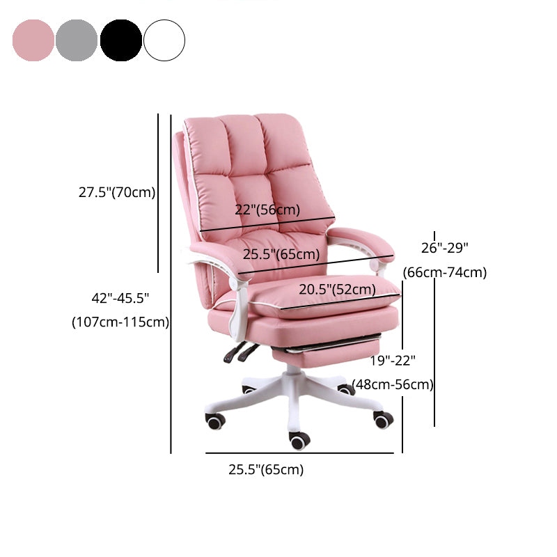 Modern & Contemporary Height-adjustable Managers Chair Executive Ergonomic Chair