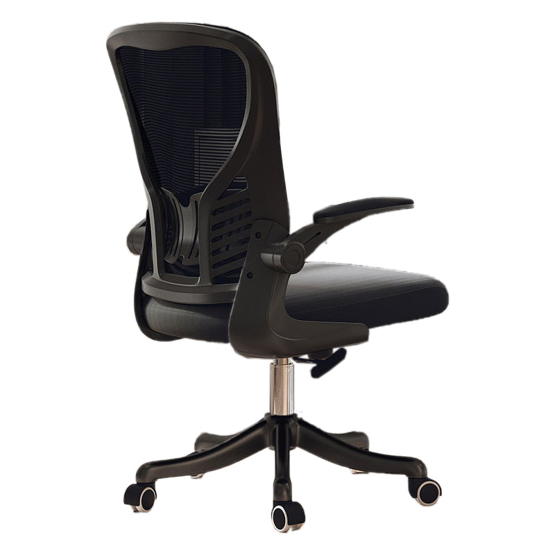 High Back Office Chair with Sponge Cushion Adjustable Arm  Nylon Office Chair