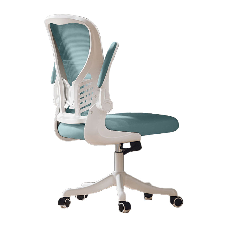 High Back Office Chair with Sponge Cushion Adjustable Arm  Nylon Office Chair