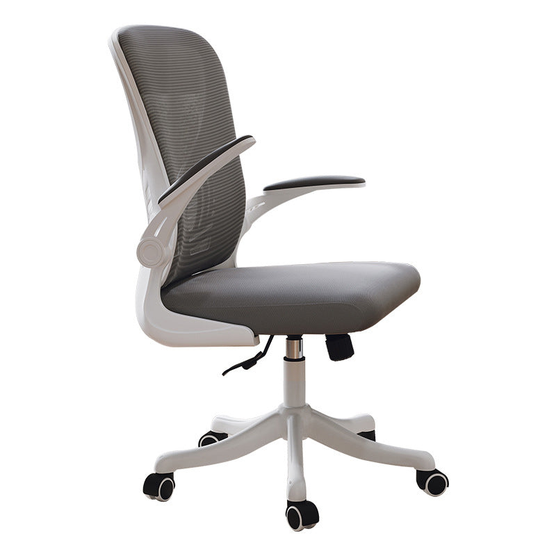 High Back Office Chair with Sponge Cushion Adjustable Arm  Nylon Office Chair