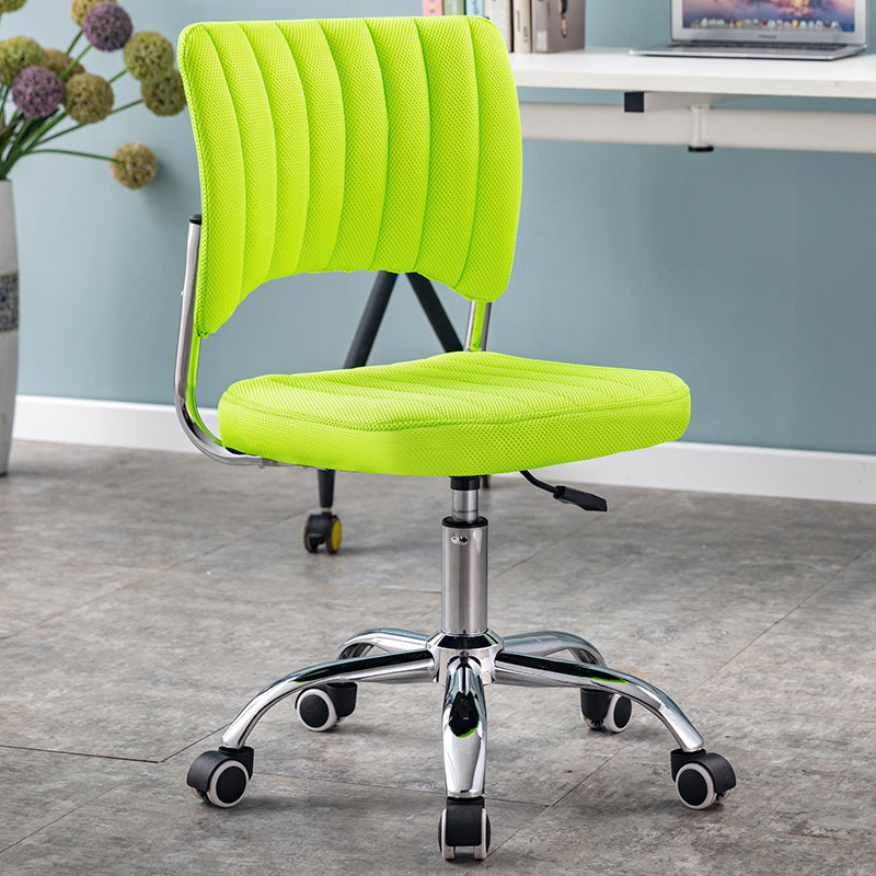 Modern Style Task Chair Mid-Back Ergonomic Armless Office Chair
