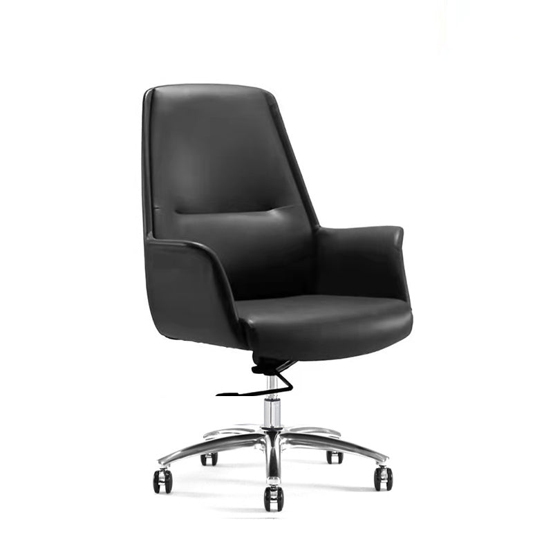 Modern Leather Executive Chair Ergonomic Adjustable Swivel Office Chair