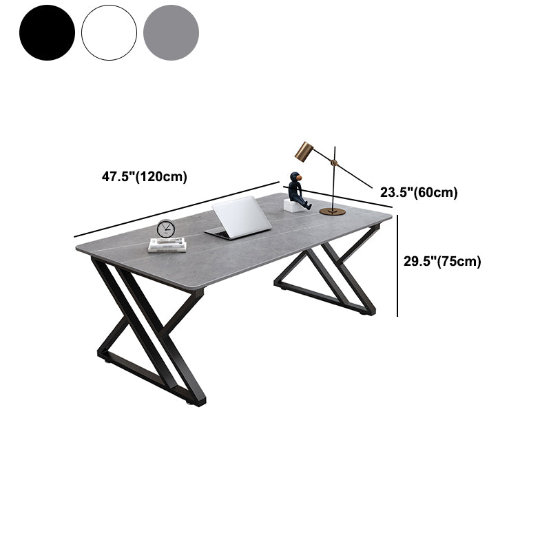 Sintered Stone Home Working Table Modern Rectangle Office Table