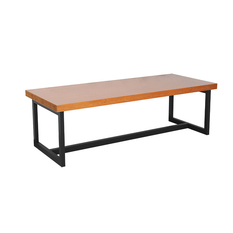 Rectangle Meeting Table Industrial Office Desk with Trestle Base