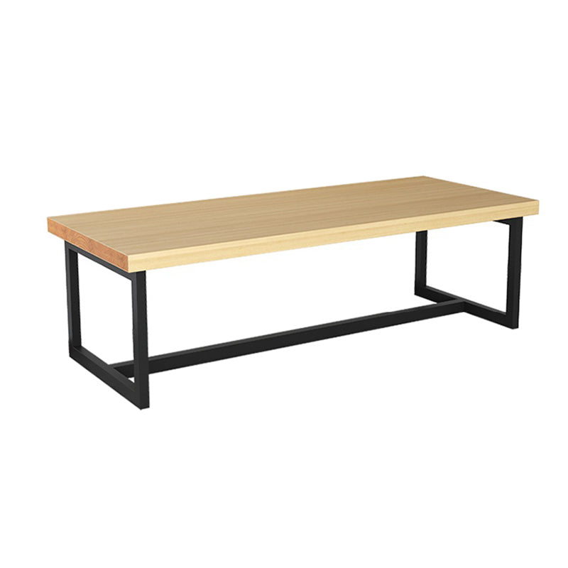 Rectangle Meeting Table Industrial Office Desk with Trestle Base