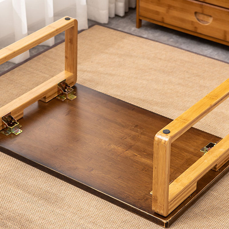 Wooden Sled Cocktail Table Scandinavian Folding Coffee Table