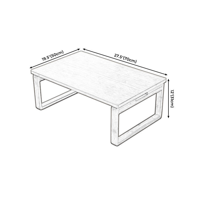 Wooden Sled Cocktail Table Scandinavian Folding Coffee Table