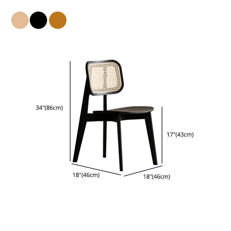 Modern Side Dining Chairs Solid Wood Dining Chairs for Dining Room