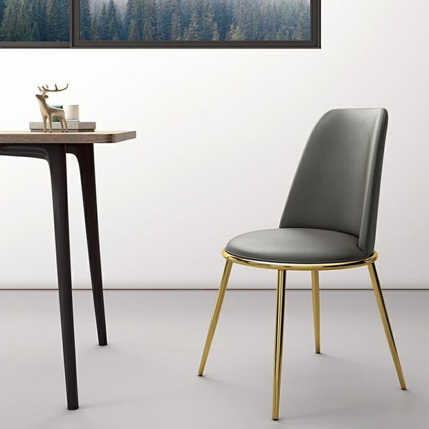 Armless Dining Chairs Nordic Side Kitchen Chairs for Dining Room