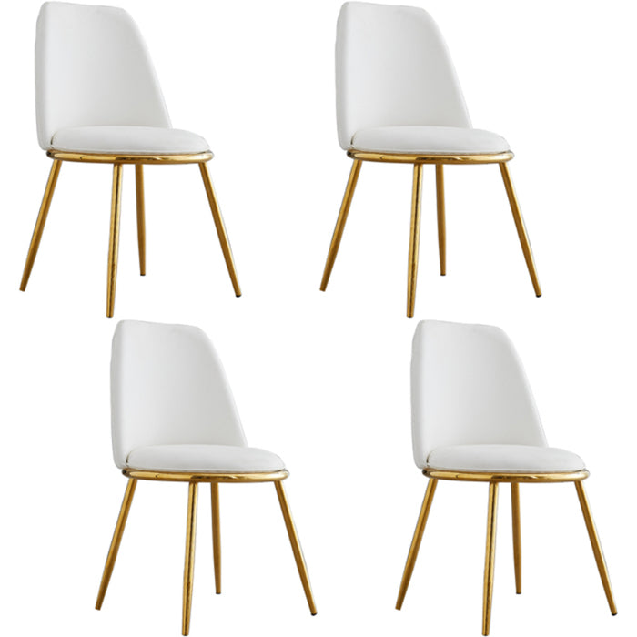 Armless Dining Chairs Nordic Side Kitchen Chairs for Dining Room