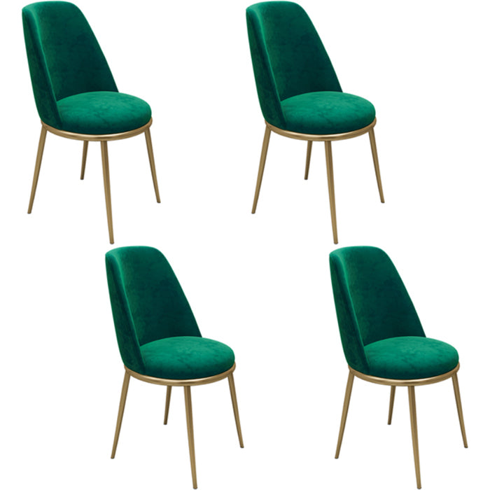 Armless Dining Chairs Nordic Side Kitchen Chairs for Dining Room