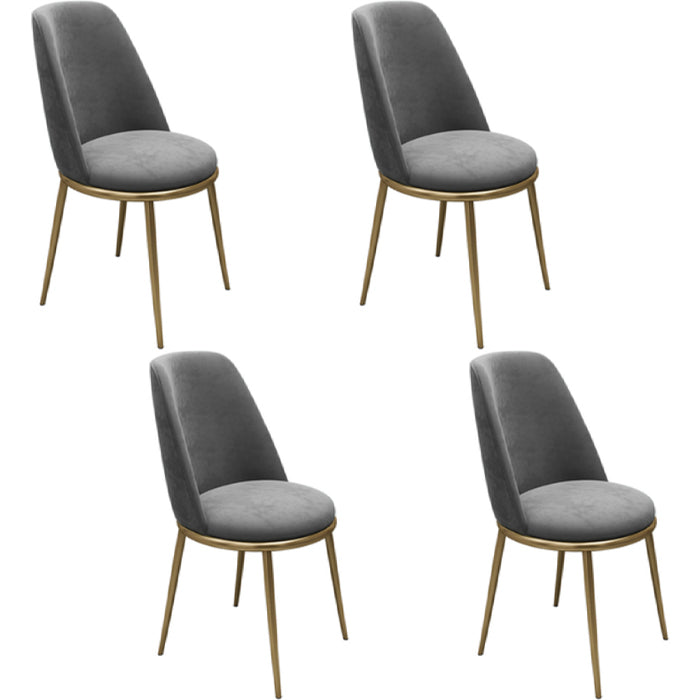 Armless Dining Chairs Nordic Side Kitchen Chairs for Dining Room