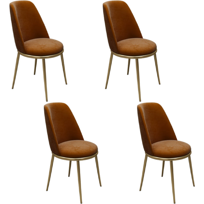 Armless Dining Chairs Nordic Side Kitchen Chairs for Dining Room