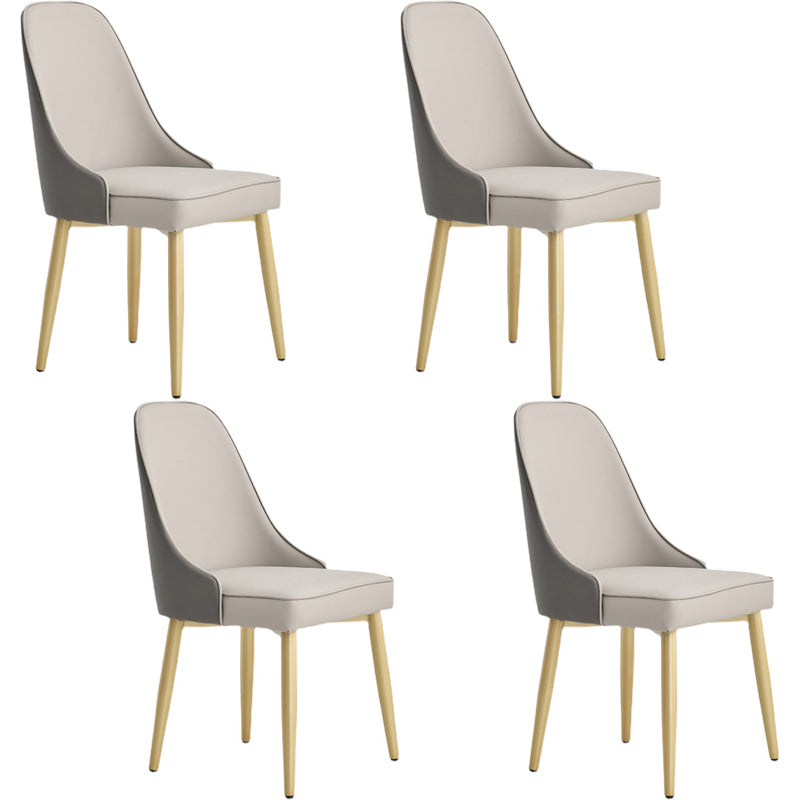 Nordic Armless Side Dining Chairs Entryway Dining Room Chairs