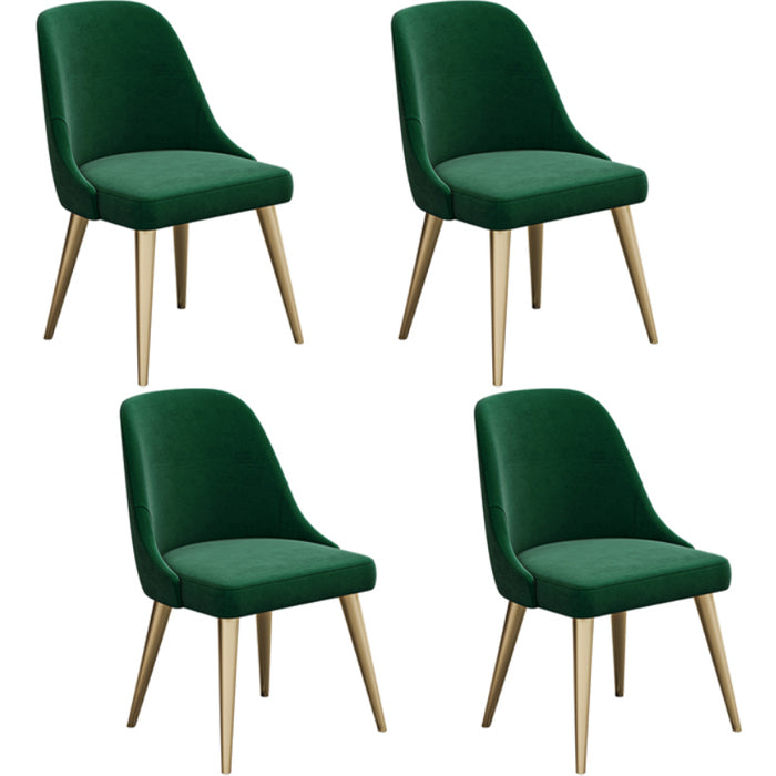 Nordic Armless Side Dining Chairs Entryway Dining Room Chairs