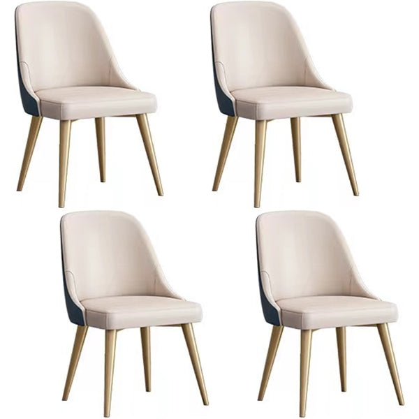 Nordic Armless Side Dining Chairs Entryway Dining Room Chairs