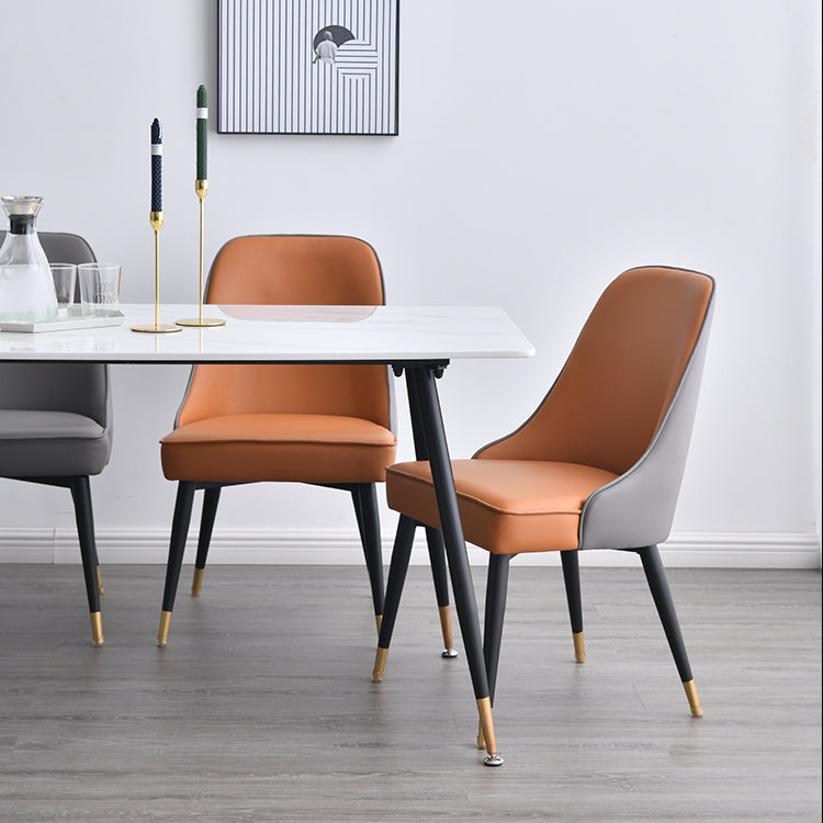 Nordic Armless Side Dining Chairs Entryway Dining Room Chairs