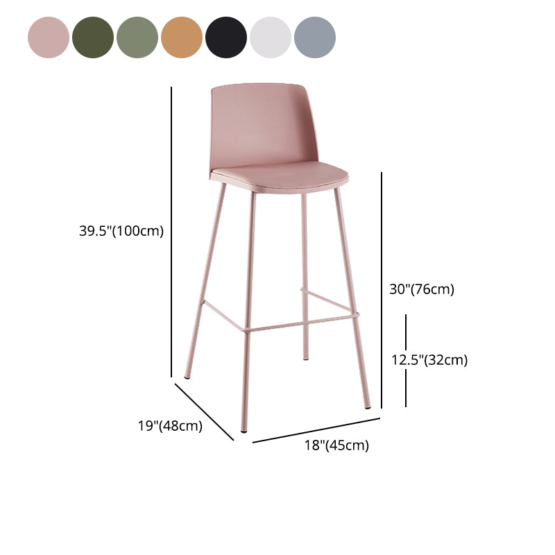 Contemporary Style Bar-stool Metal Counter Bar Stool for Home