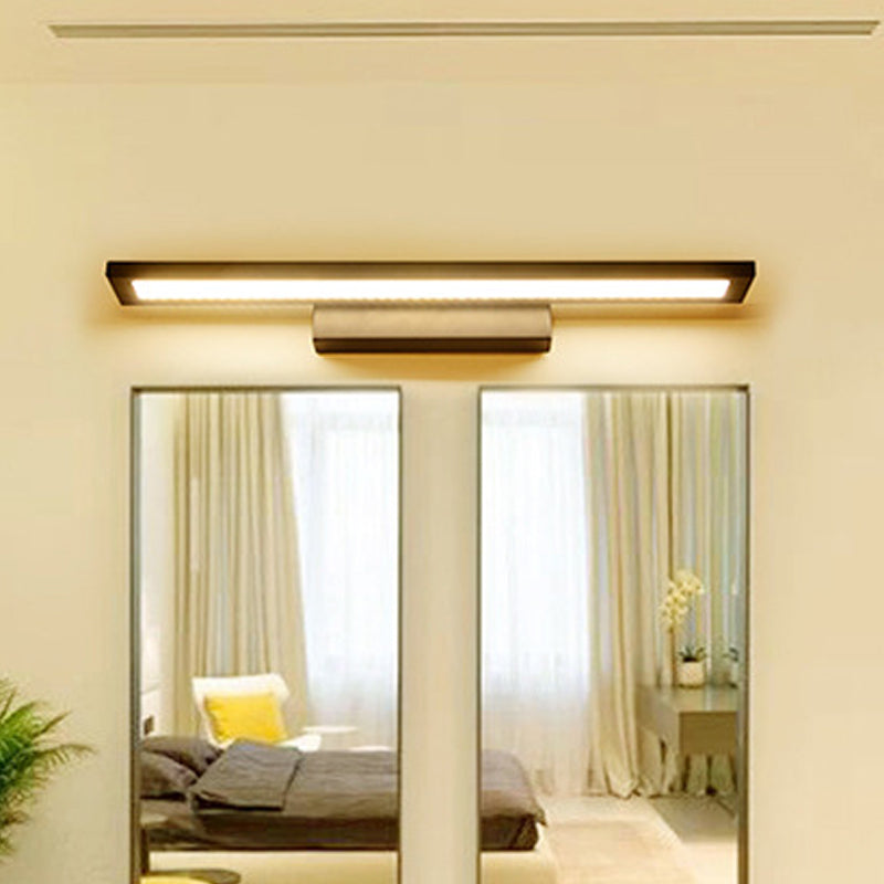 Rectangle Sconce Light Fixture Minimalist Metal LED Wall Lighting Fixture