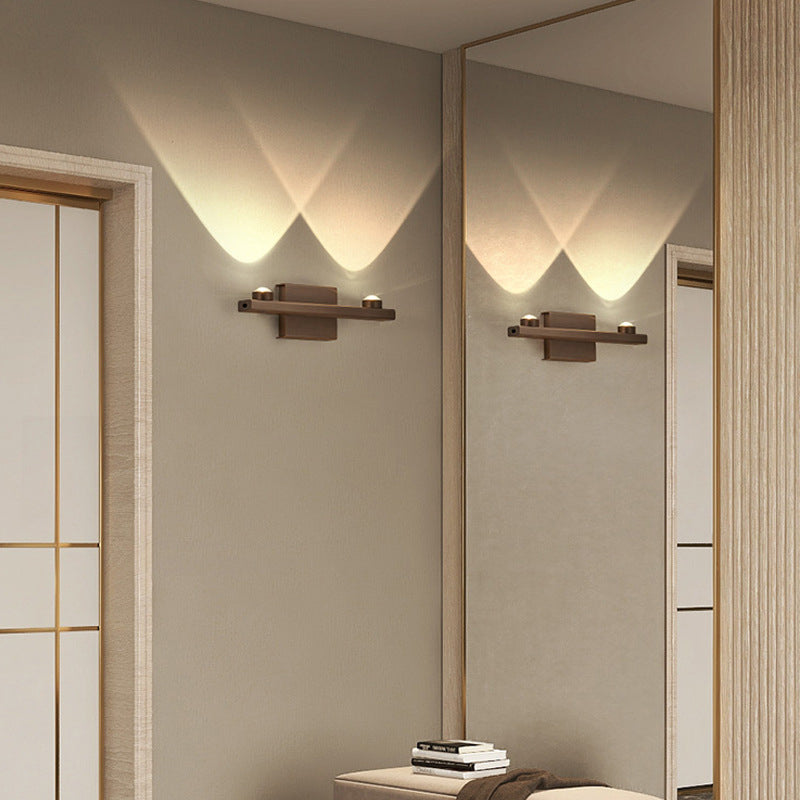 Postmodern Metal Vanity Light Straight Multi Light LED Mirror Light for Bathroom