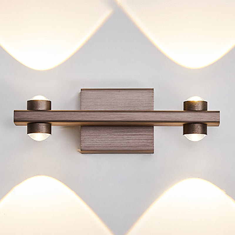 Postmodern Metal Vanity Light Straight Multi Light LED Mirror Light for Bathroom