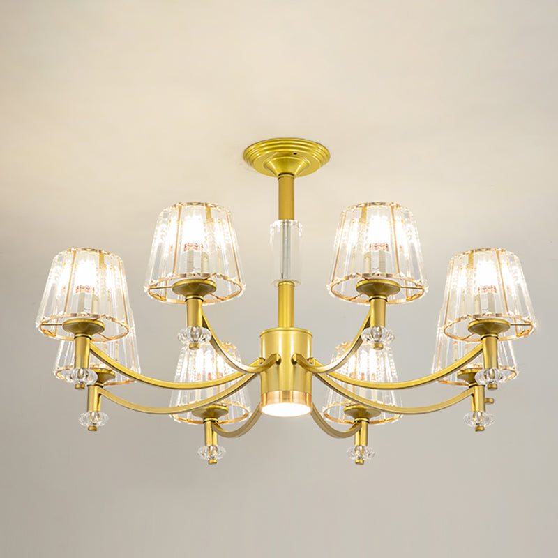 American Glass Chandelier Multi Light Chandelier Pendant for Dining Room